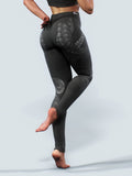 Black Octopus Tights-High waisted leggings-bootysculpted
