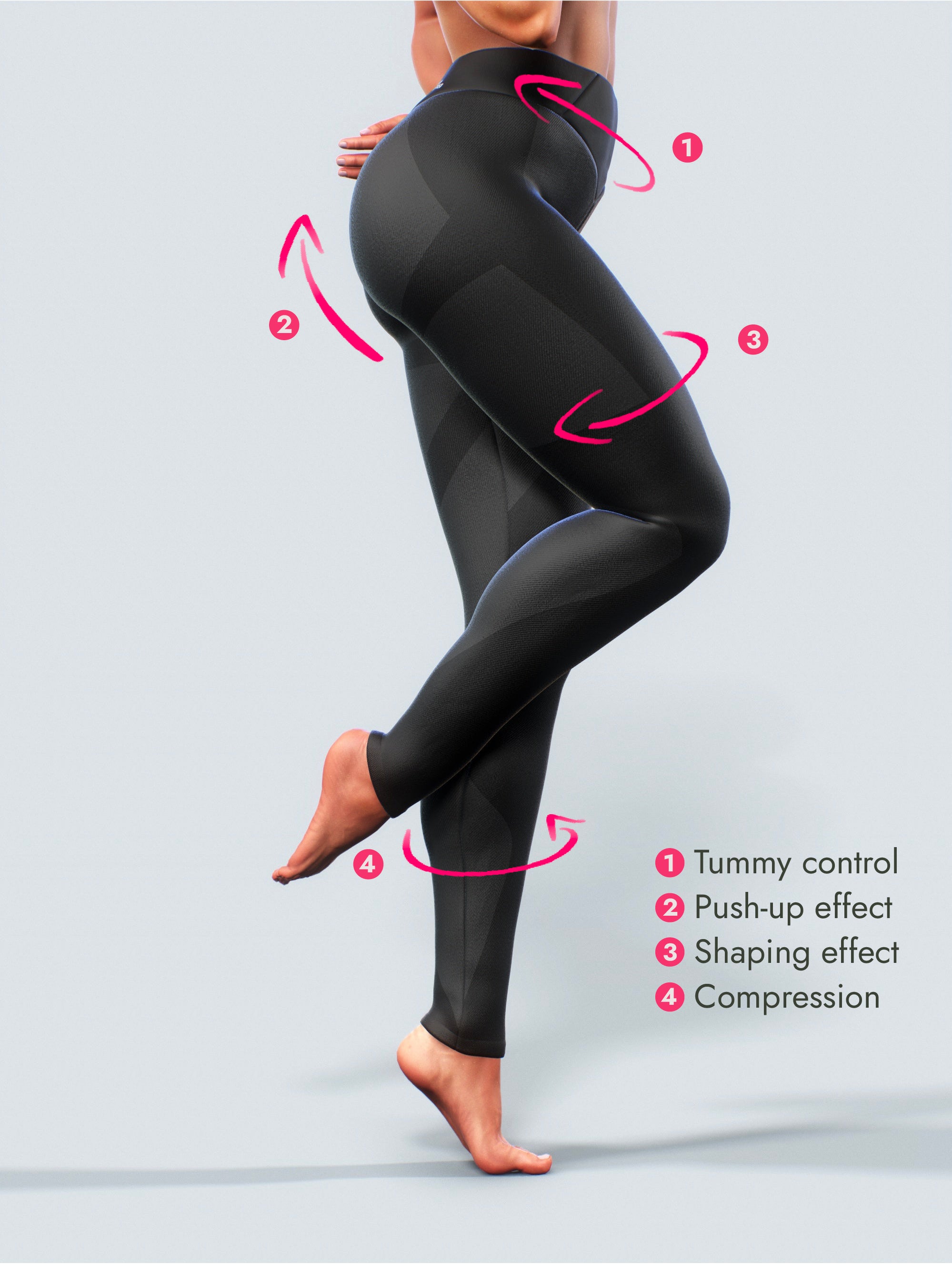 Black Shaping Leggings