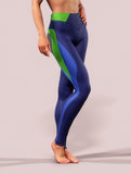 Blue Carbon Leggings-High waisted leggings-bootysculpted