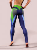 Blue Carbon Leggings-High waisted leggings-bootysculpted