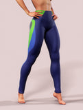 Blue Carbon Leggings-High waisted leggings-bootysculpted