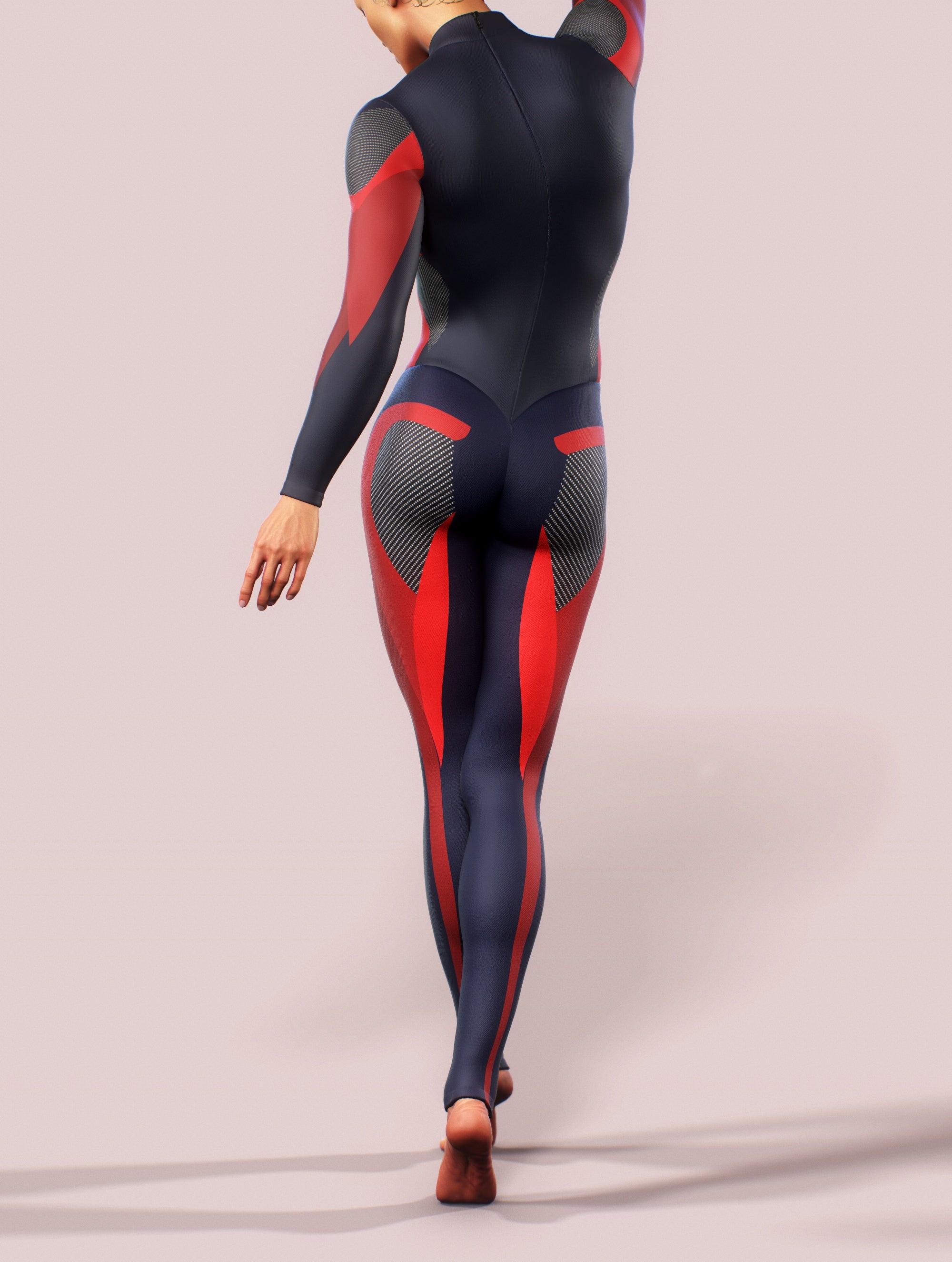 Blue Carbon Shaping Suit-unitard-bootysculpted