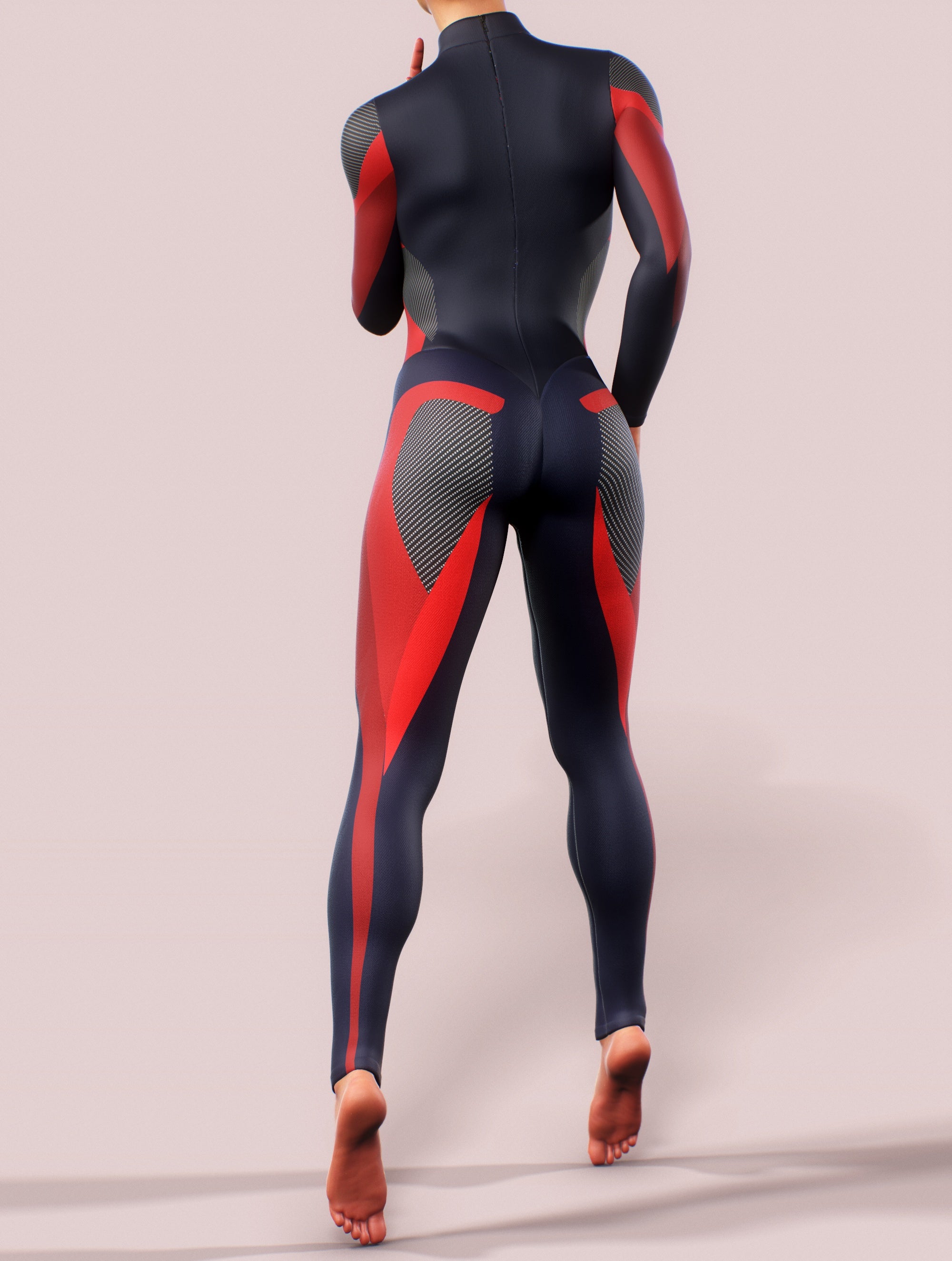 Blue Carbon Shaping Suit-unitard-bootysculpted