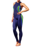 Blue Carbon Workout Catsuit-unitard-bootysculpted
