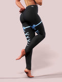 Blue Ribbon Leggings-High waisted leggings-bootysculpted