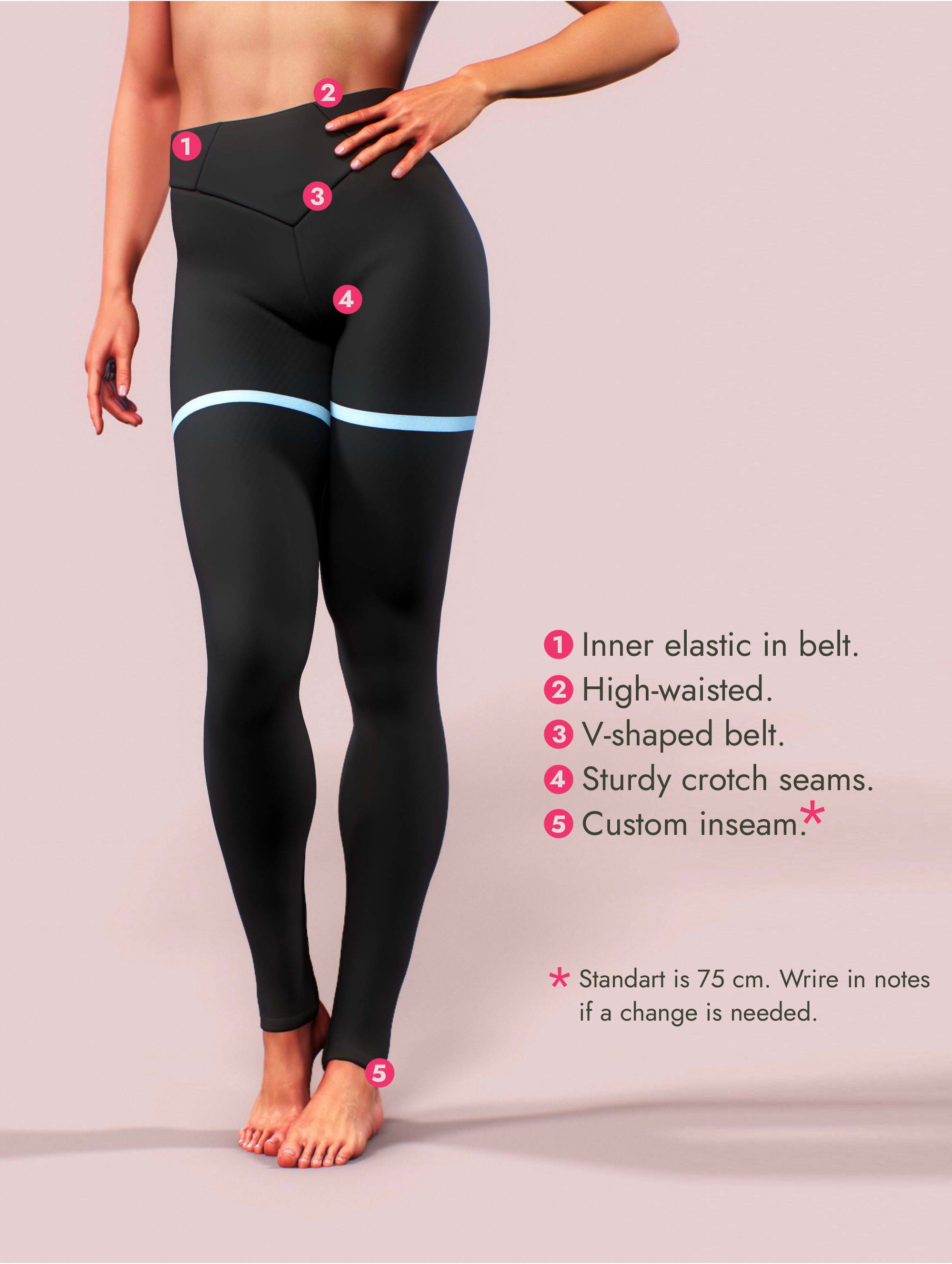 Blue Ribbon Leggings