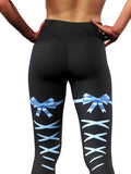 Blue Ribbon Leggings