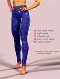 Blue Snakes Party Leggings
