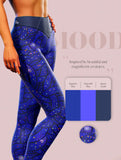 Blue Snakes Party Leggings
