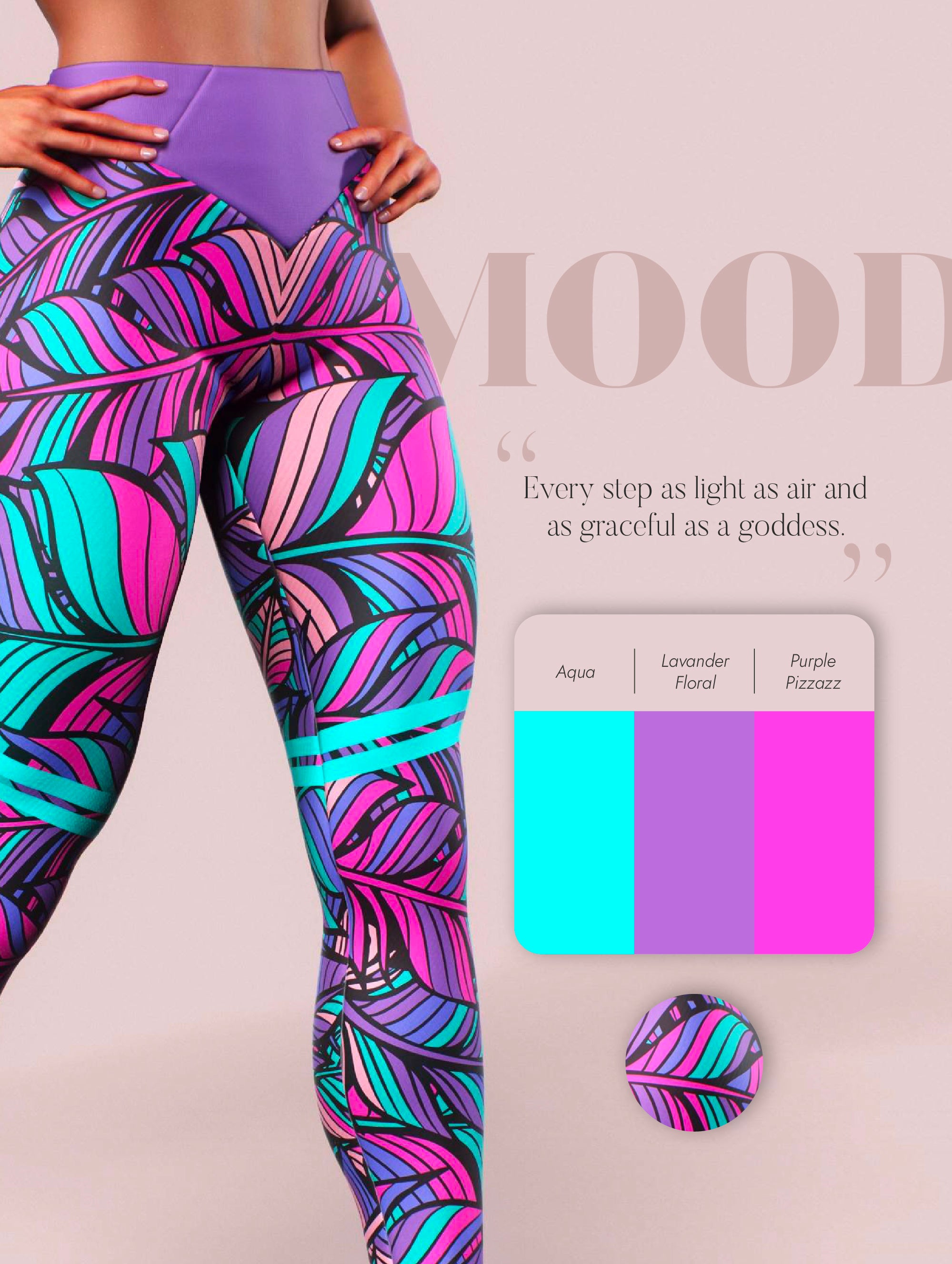 Boho Feathers Tall Leggings