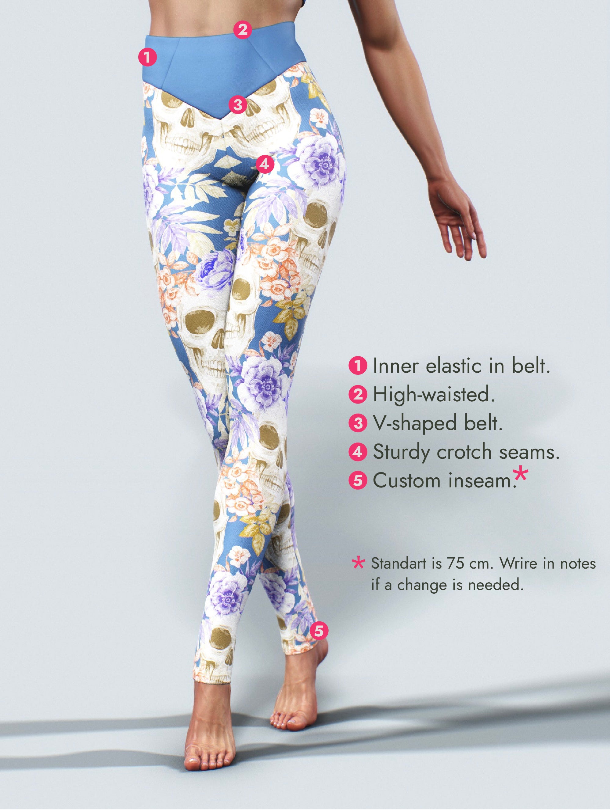 Bones and Skulls Leggings