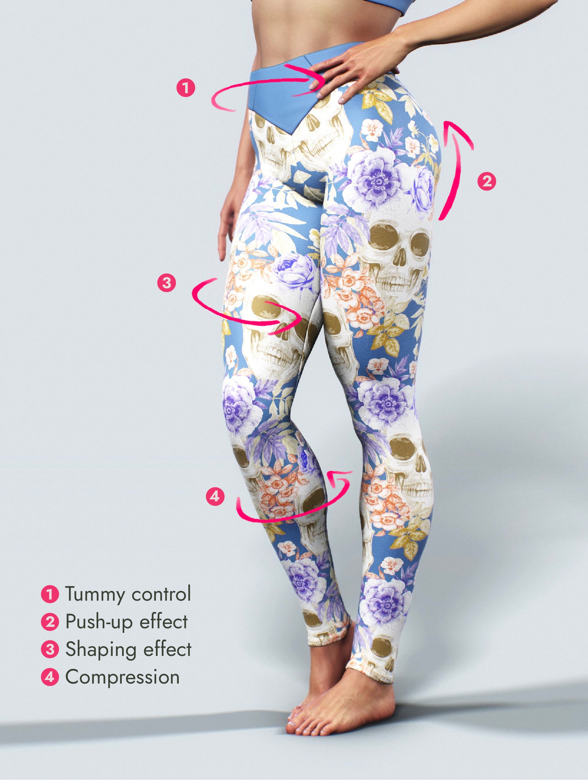 Bones and Skulls Leggings