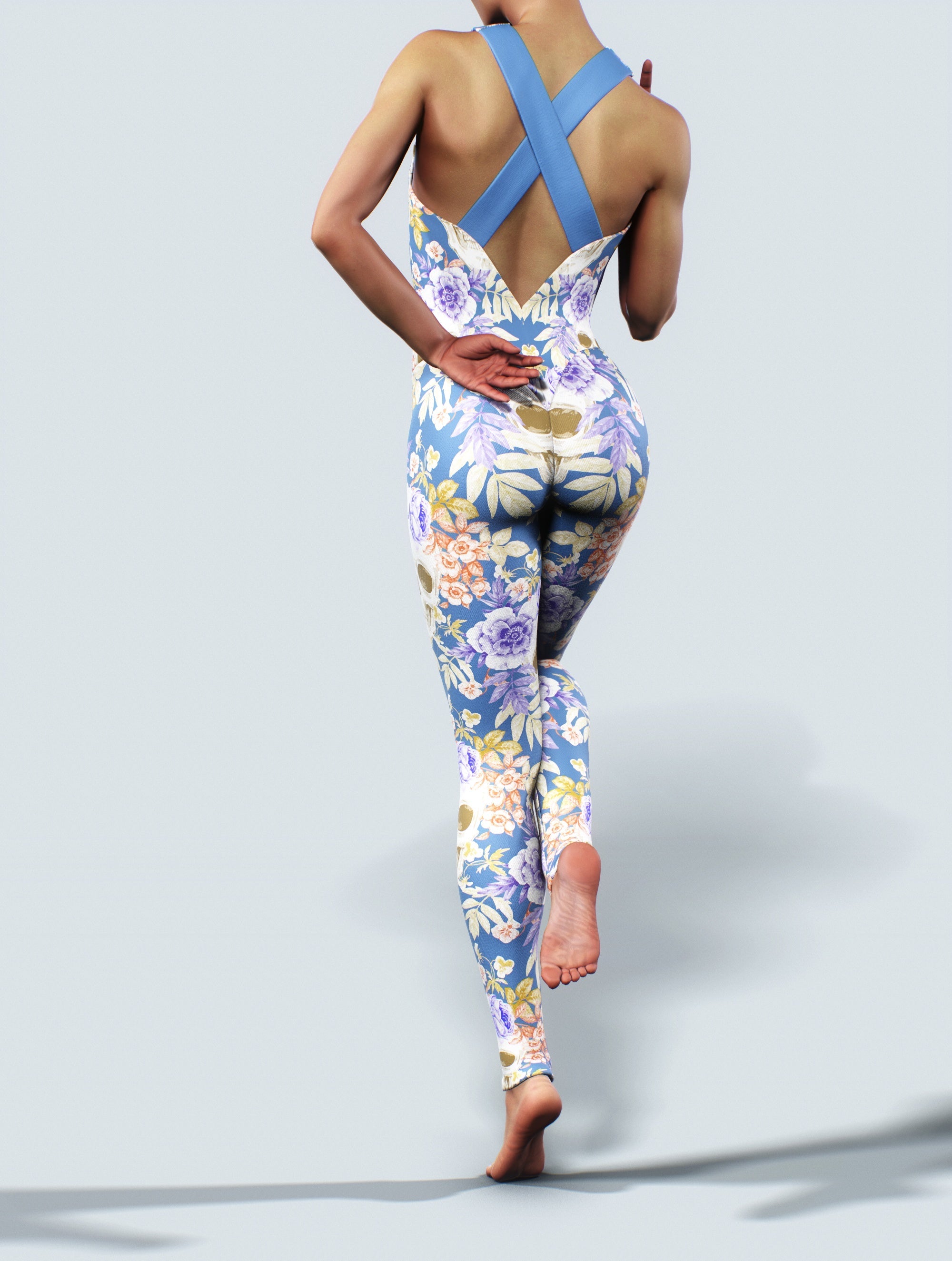 Bones & Skulls Playsuit-unitard-bootysculpted