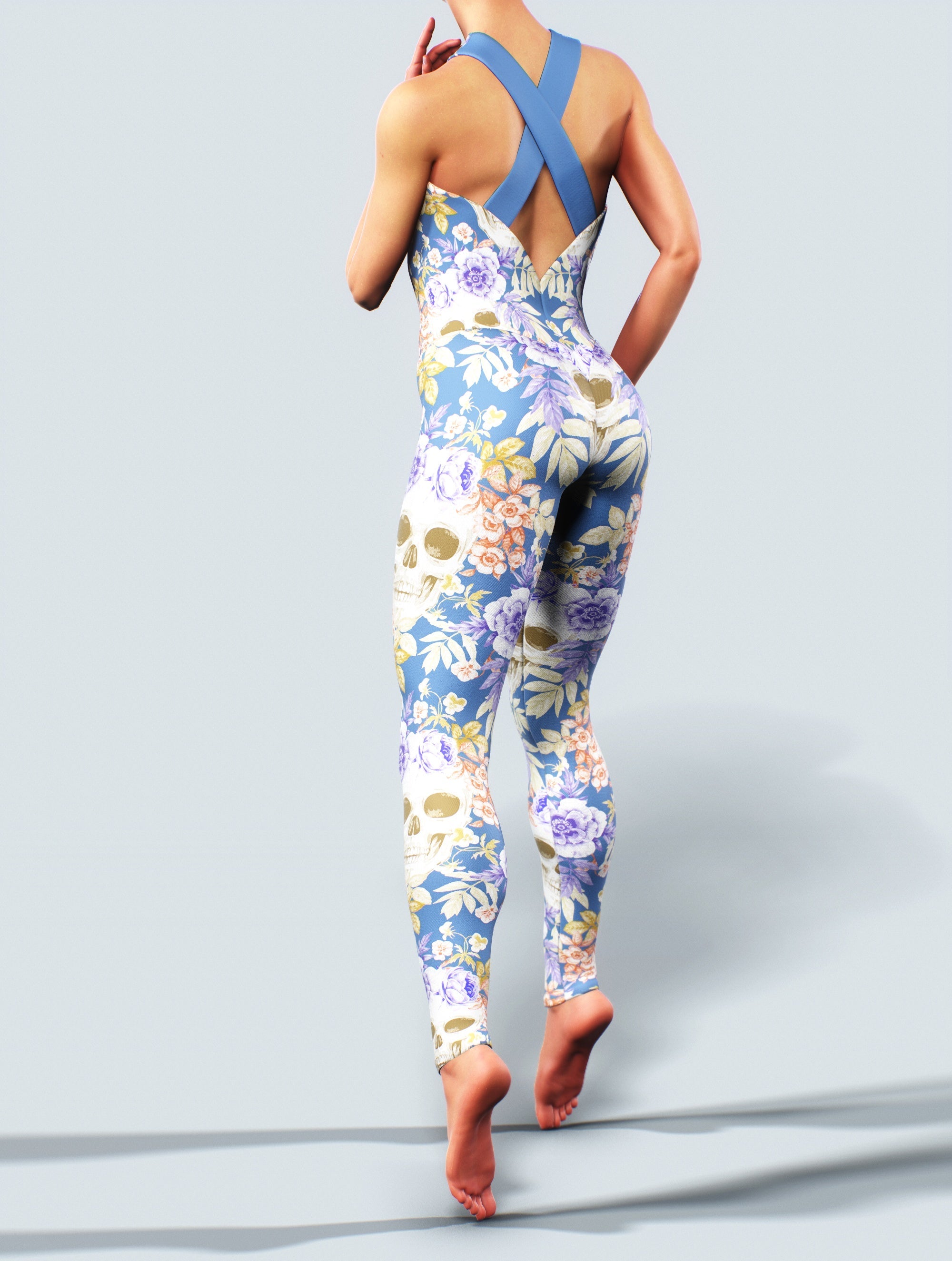 Bones & Skulls Playsuit-unitard-bootysculpted