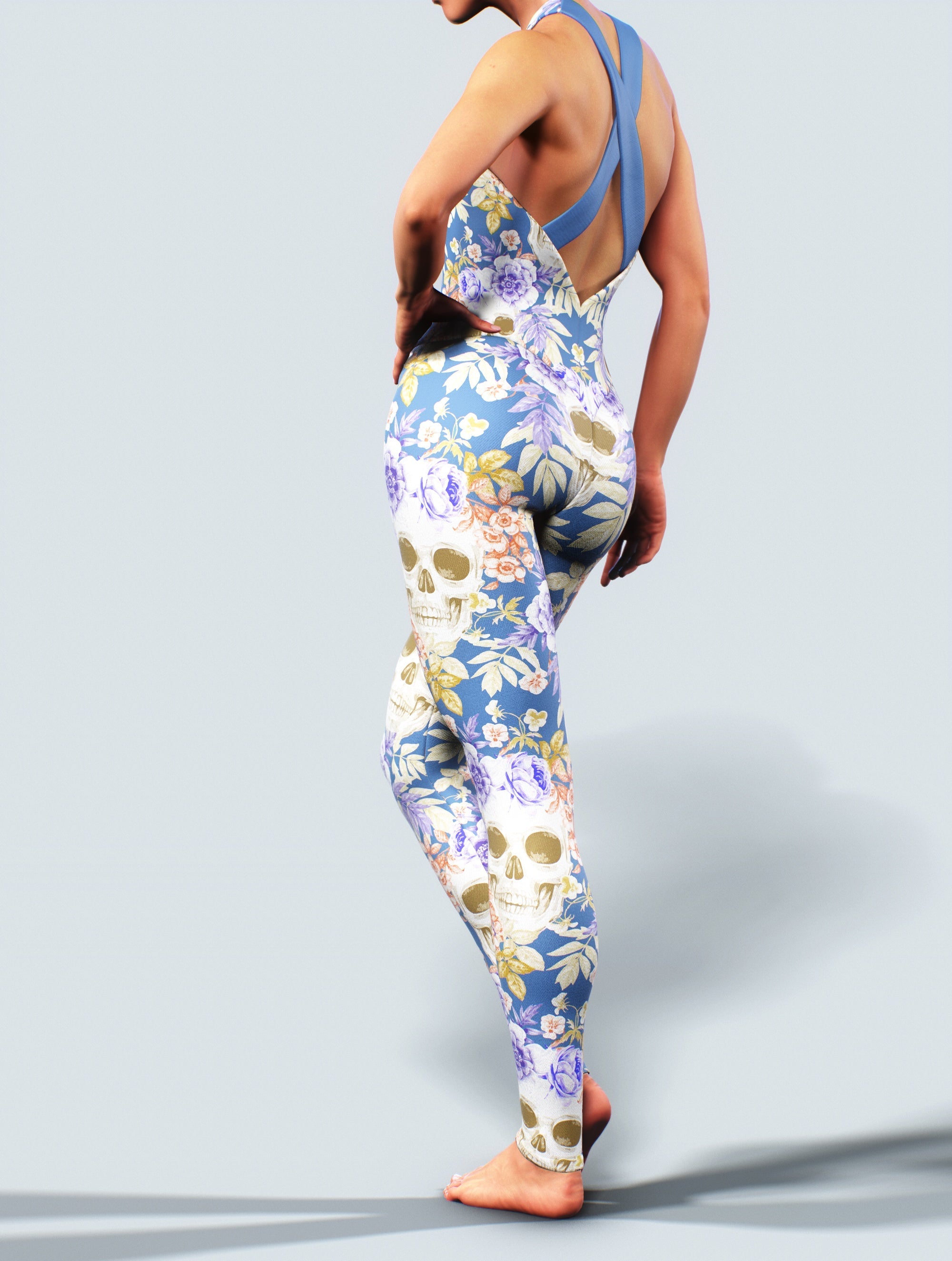 Bones & Skulls Playsuit-unitard-bootysculpted