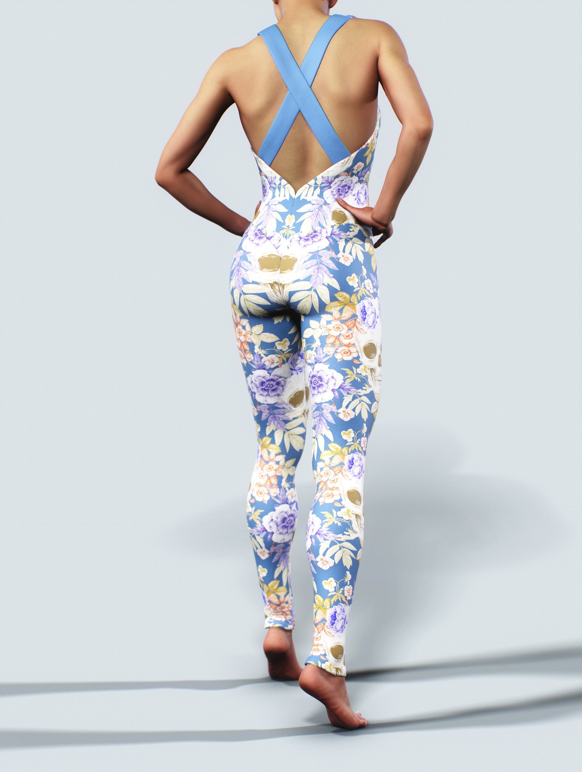 Bones & Skulls Playsuit-unitard-bootysculpted