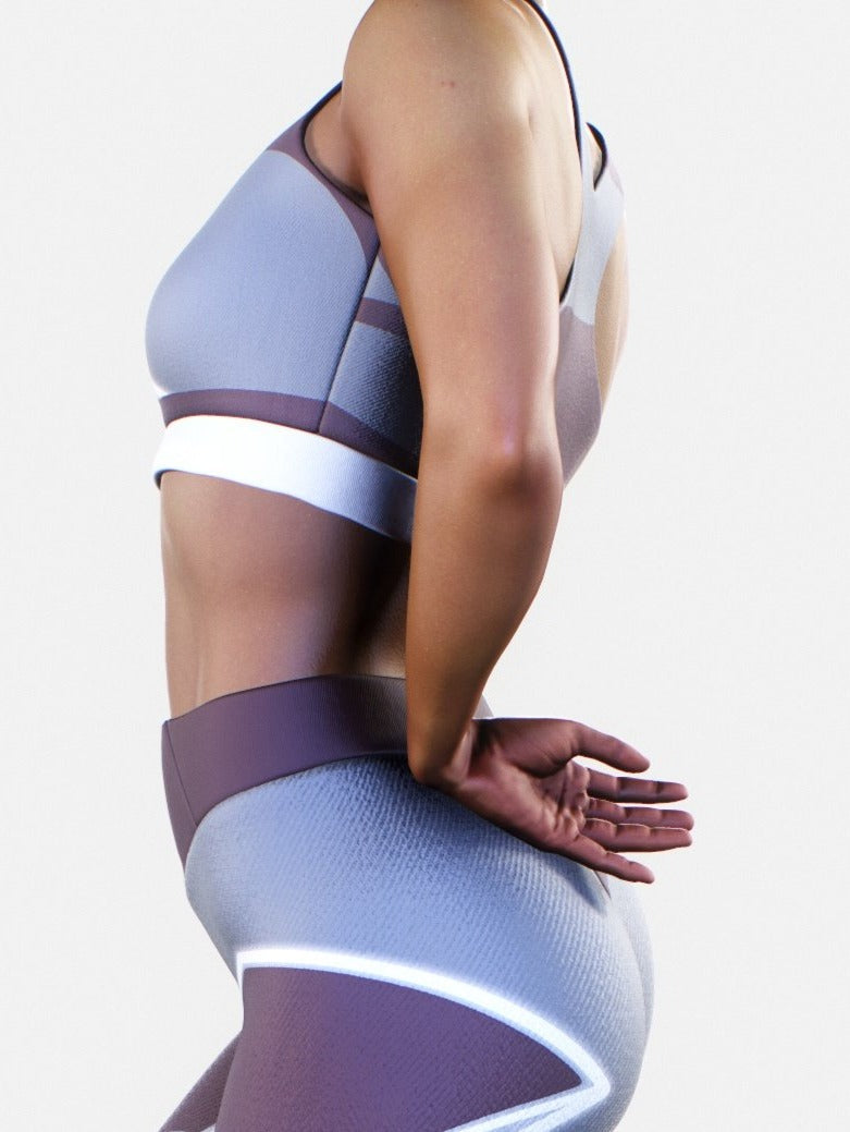 Brick Lines Support Bra-Sports bra-bootysculpted