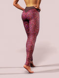 Bright Leopard Tights-High waisted leggings-bootysculpted