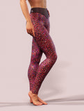 Bright Leopard Tights-High waisted leggings-bootysculpted