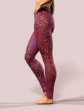 Bright Leopard Tights-High waisted leggings-bootysculpted
