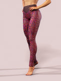 Bright Leopard Tights-High waisted leggings-bootysculpted