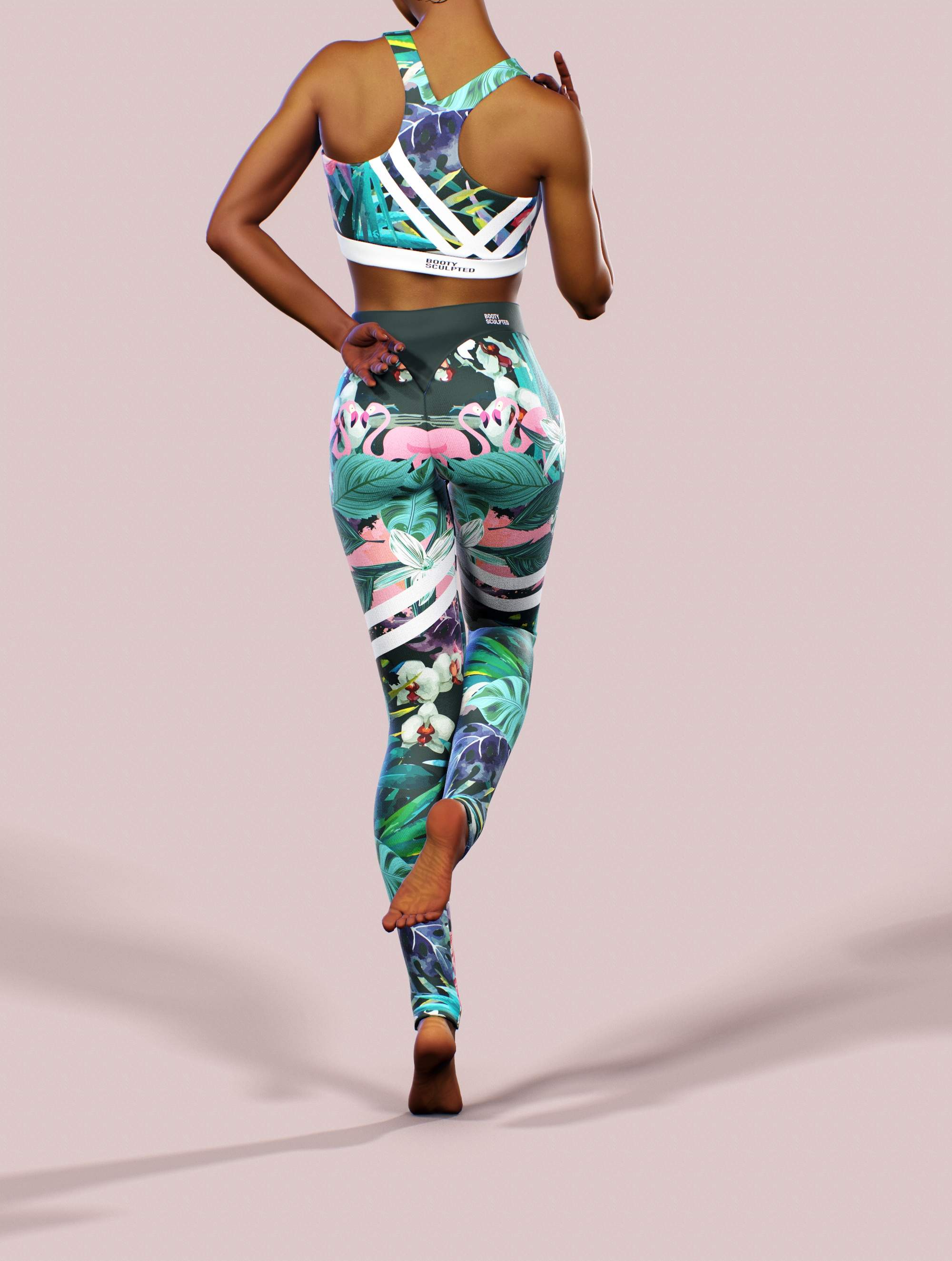 Brunei Orchids Activewear Set-bootysculpted