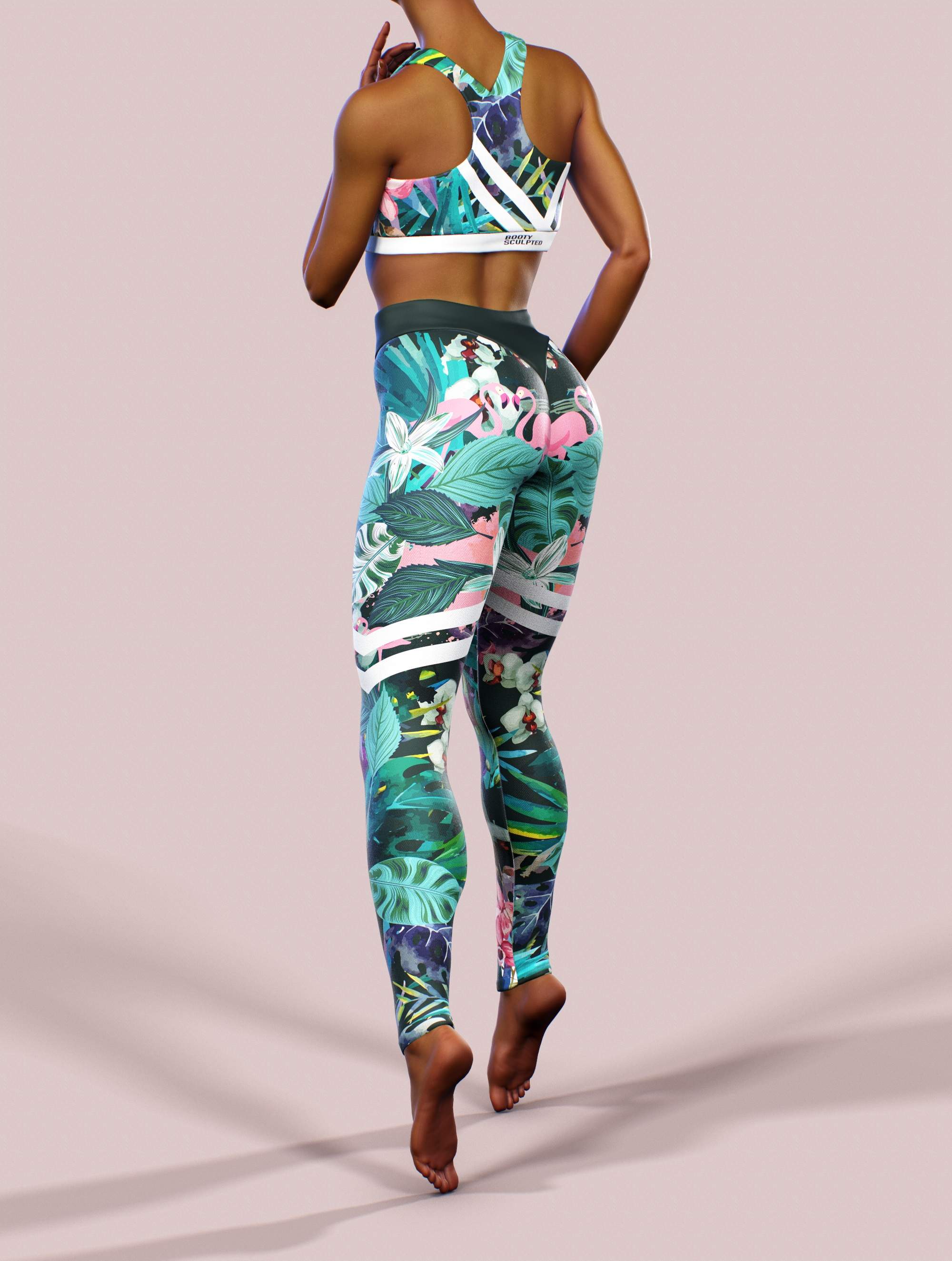 Brunei Orchids Activewear Set-bootysculpted
