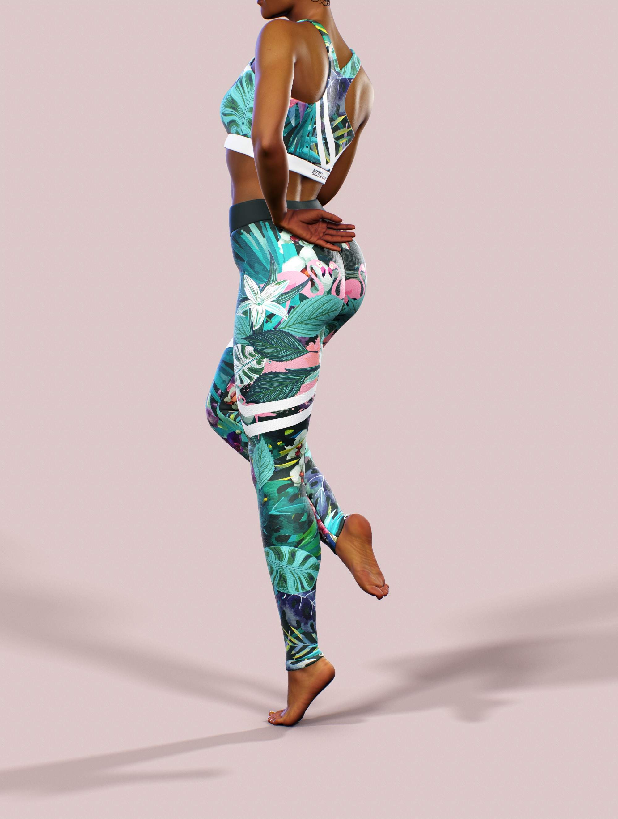 Brunei Orchids Activewear Set-bootysculpted