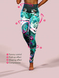 Brunei Orchids High Leggings