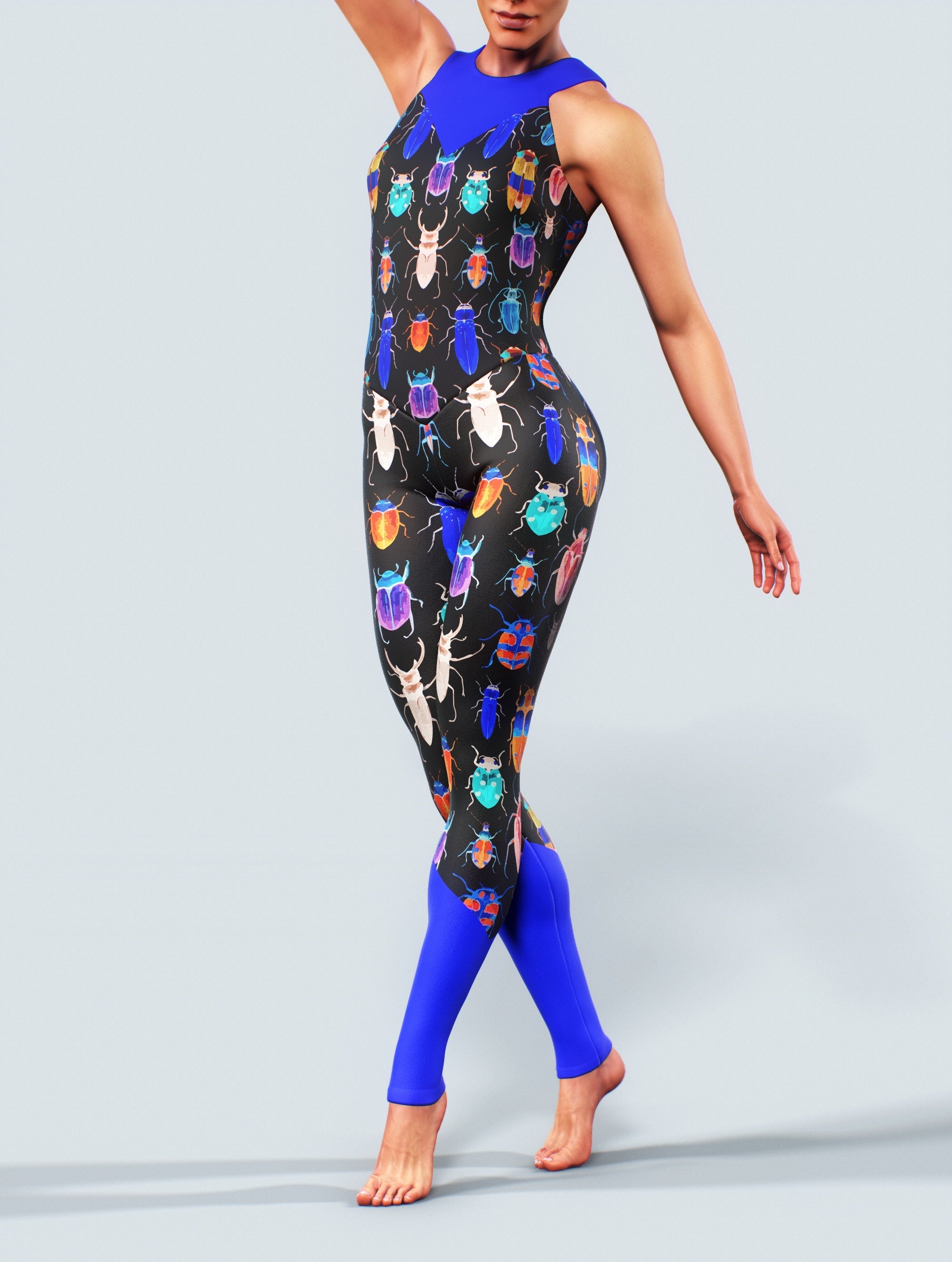Bugs Art Playsuit-unitard-bootysculpted