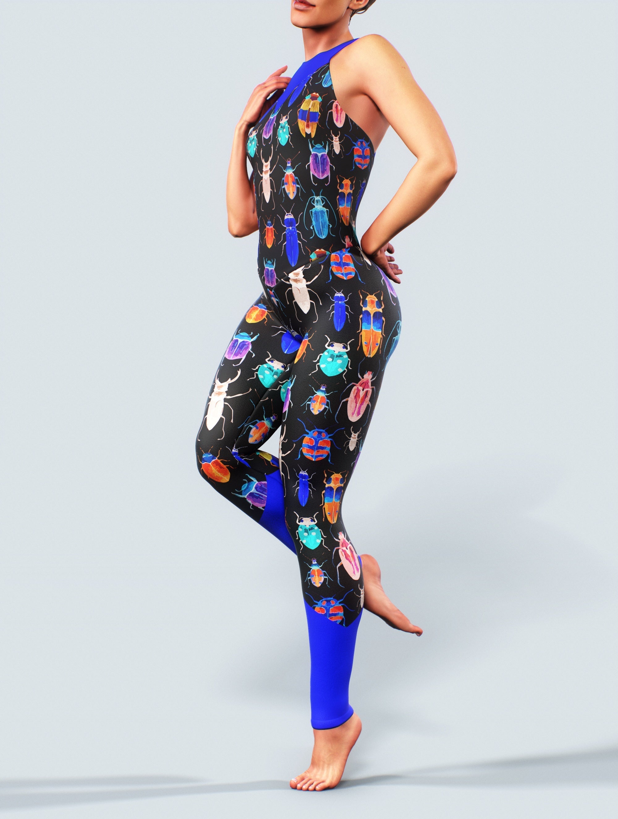 Bugs Art Playsuit-unitard-bootysculpted