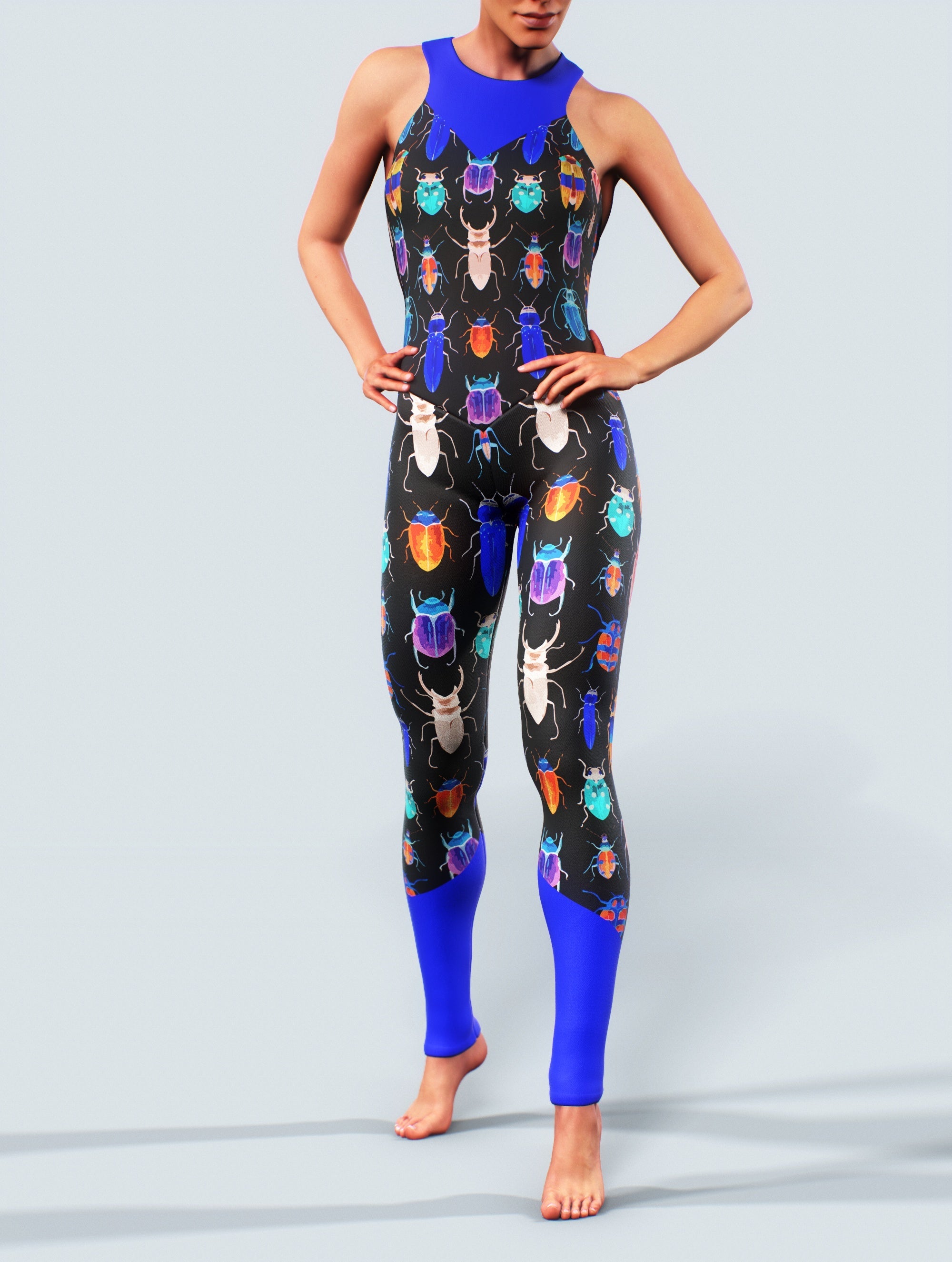 Bugs Art Playsuit-unitard-bootysculpted