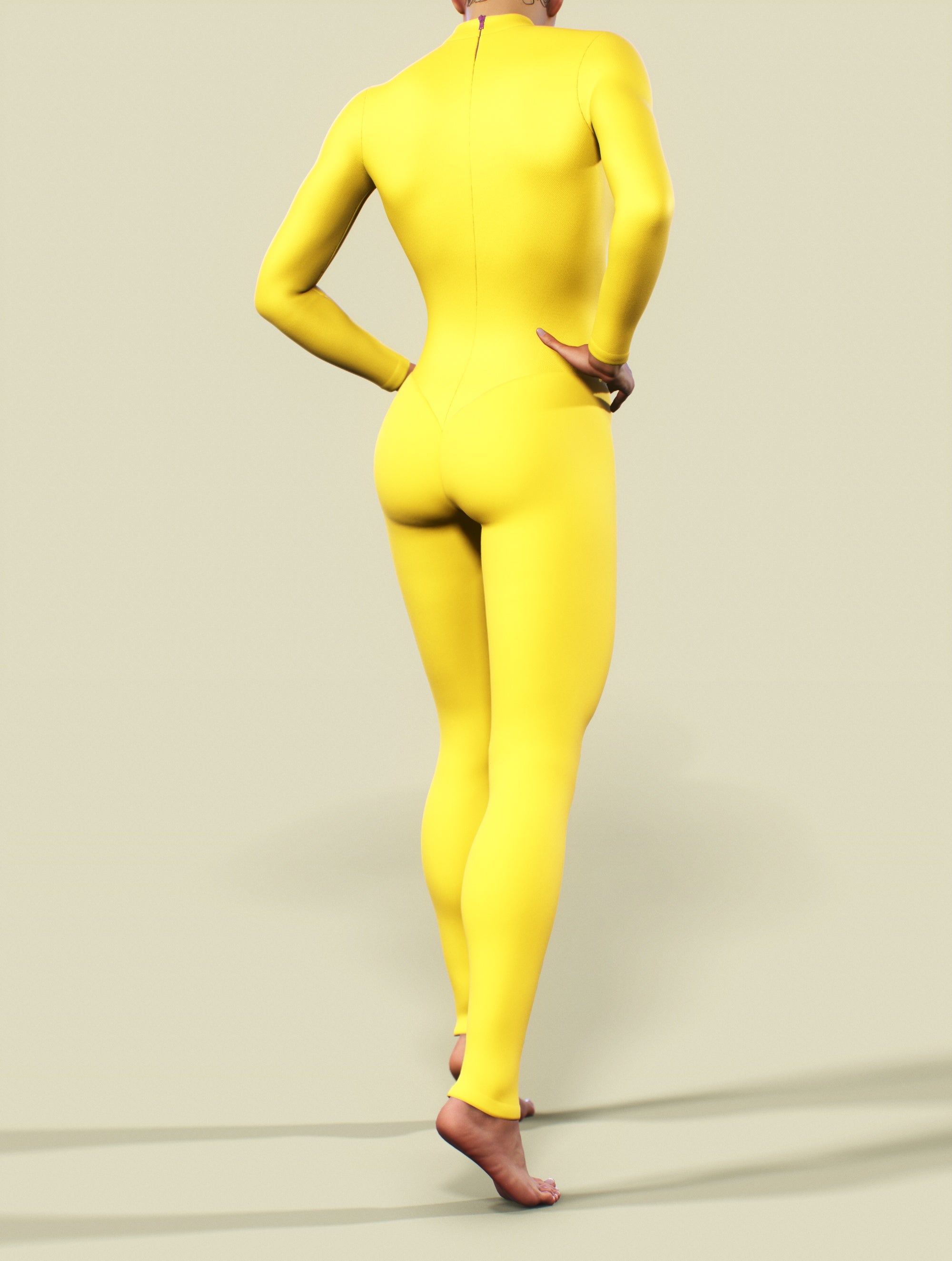 Bumblebee Yellow Bodysuit-unitard-bootysculpted