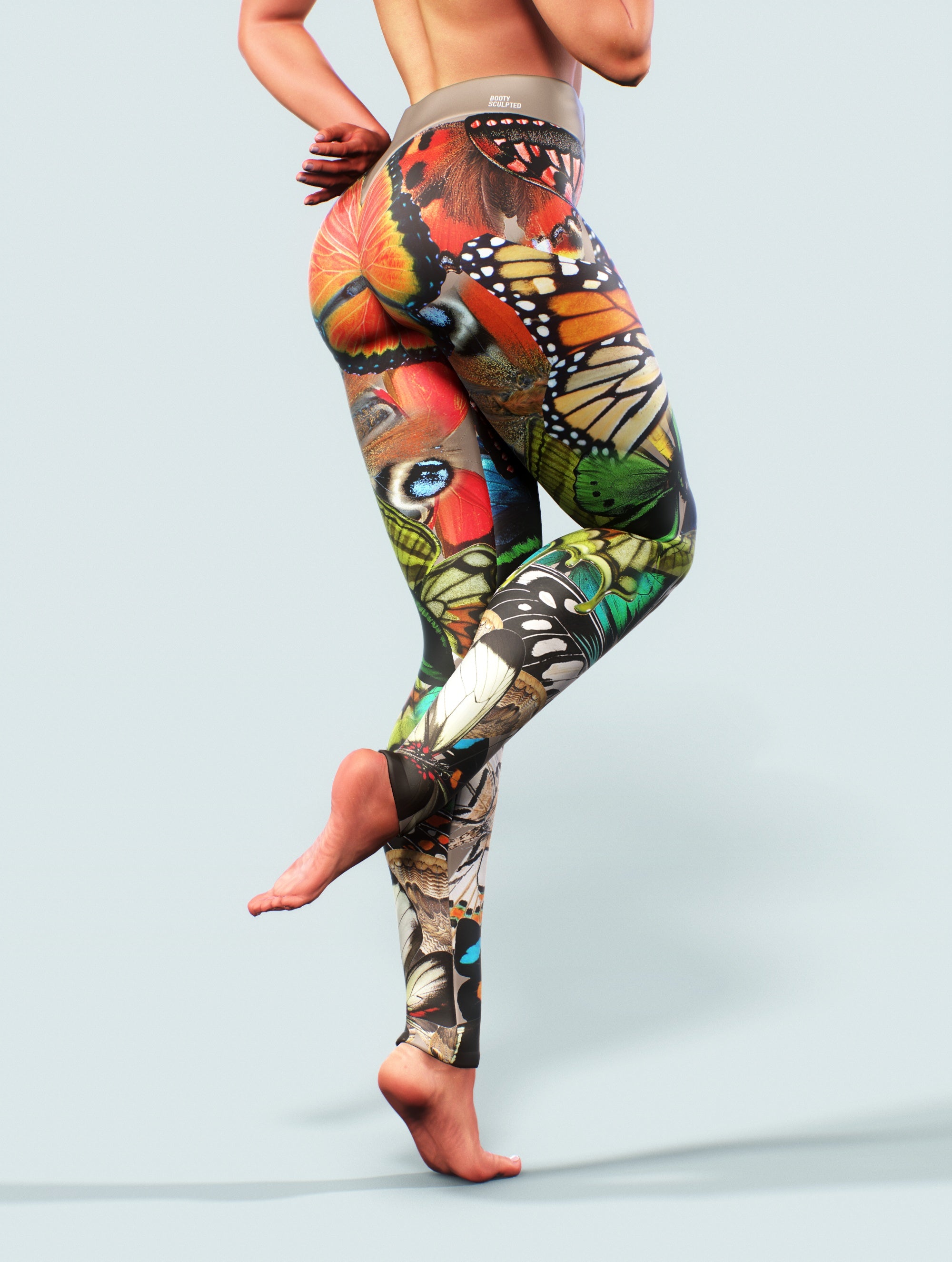 Butterfly Fairytales Leggings-High waisted leggings-bootysculpted