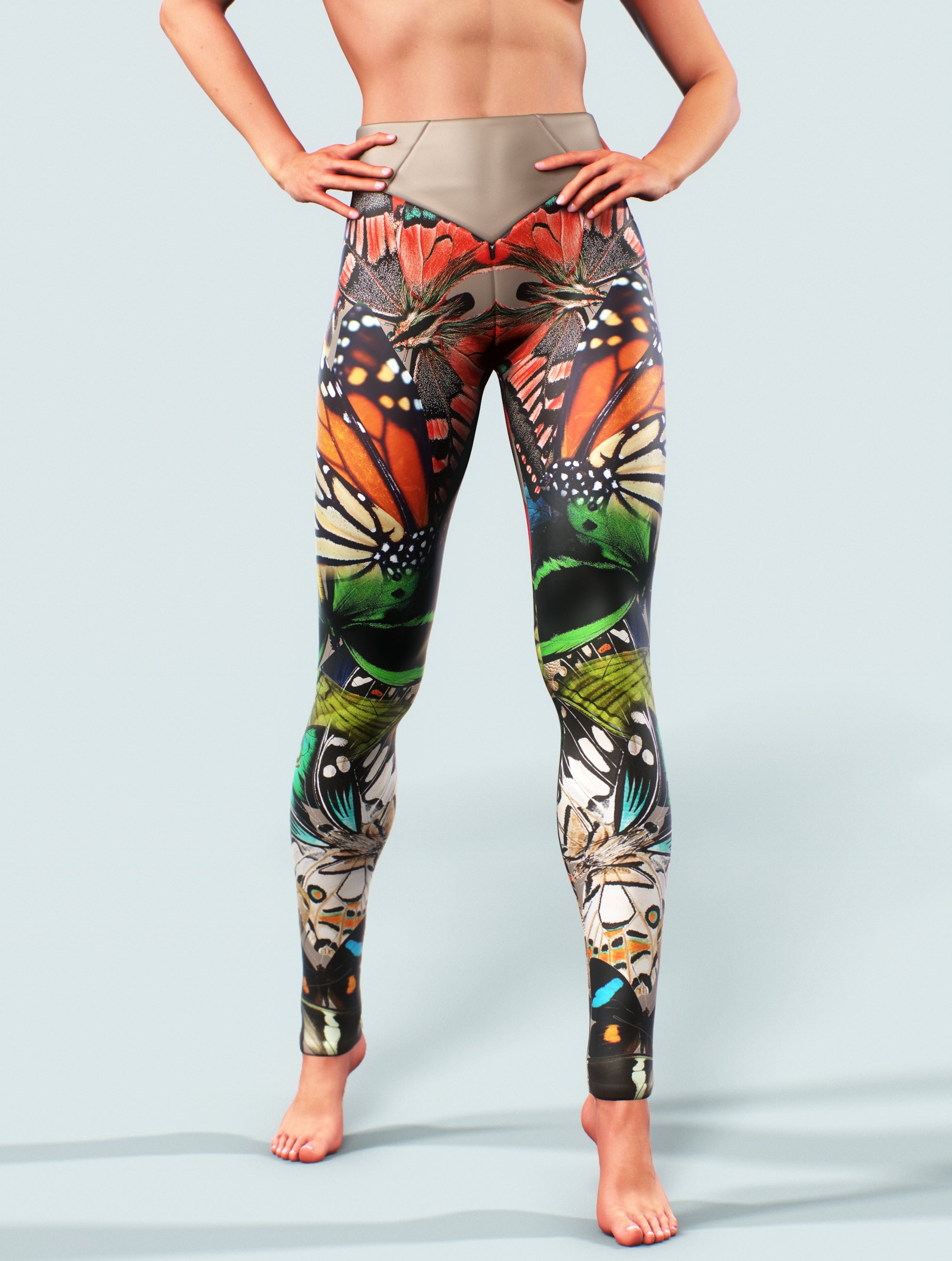Butterfly Fairytales Leggings-High waisted leggings-bootysculpted
