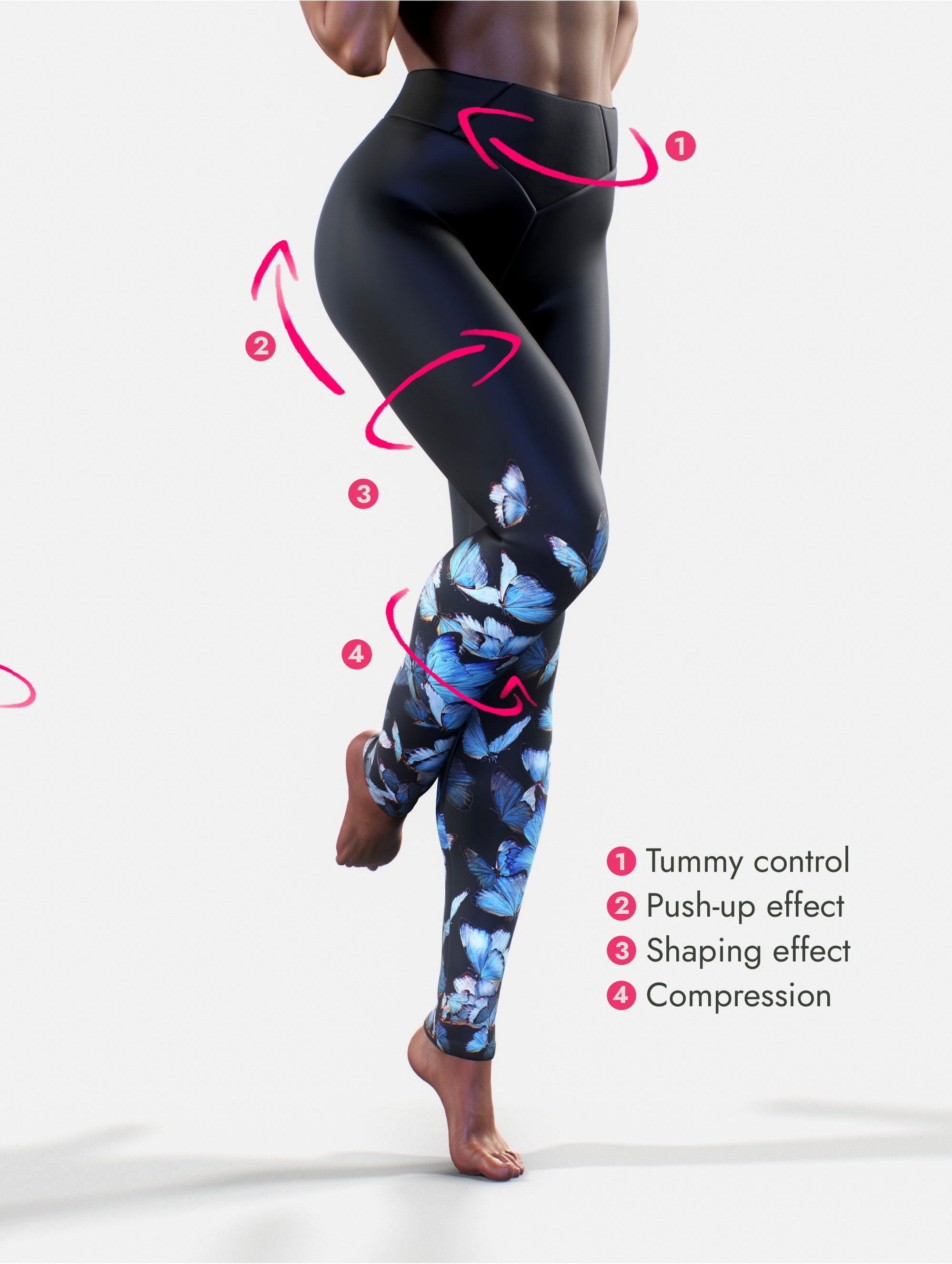 Butterfly Hurricane Tights