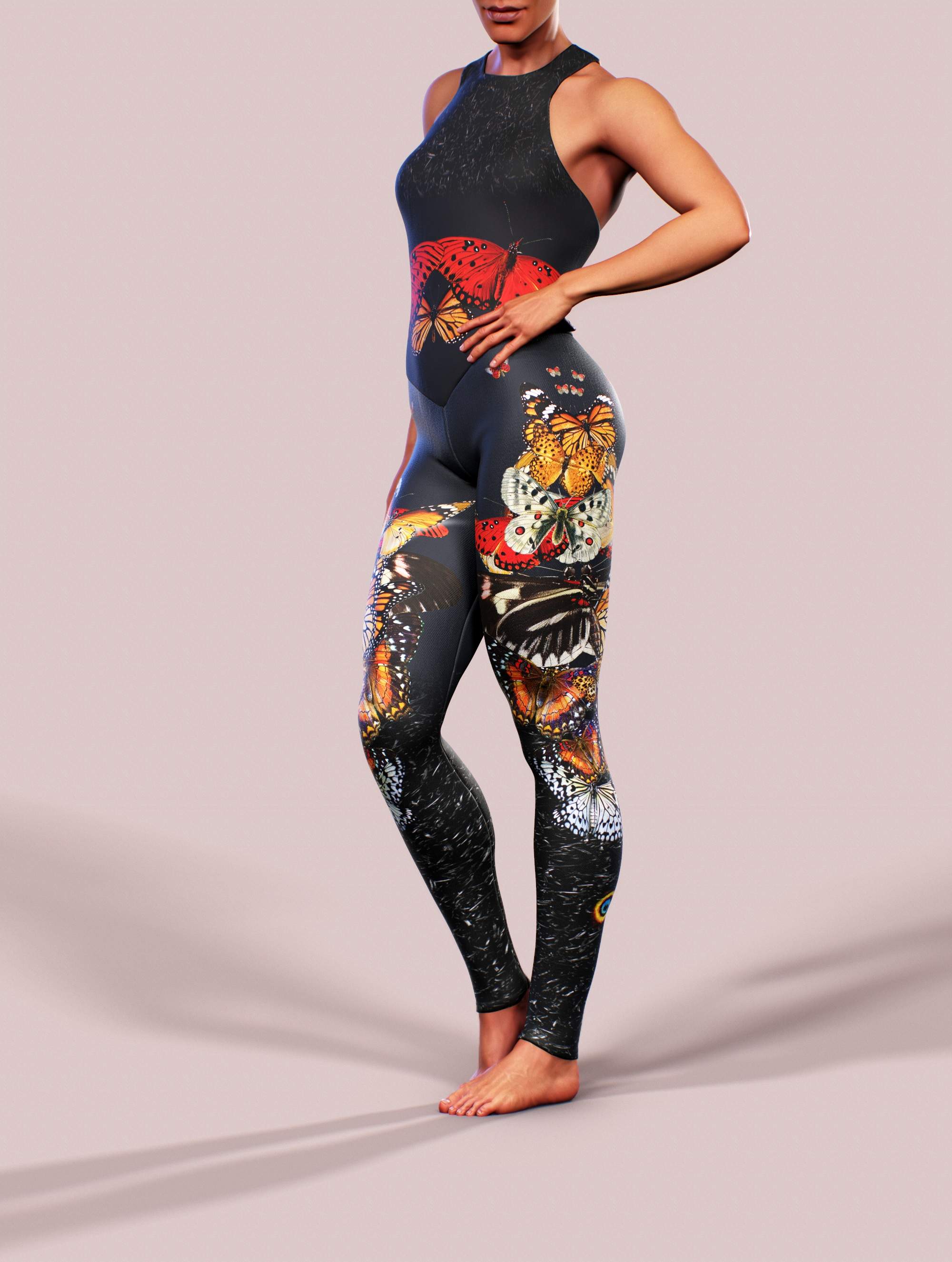 Butterfly Queen Bodysuit-unitard-bootysculpted