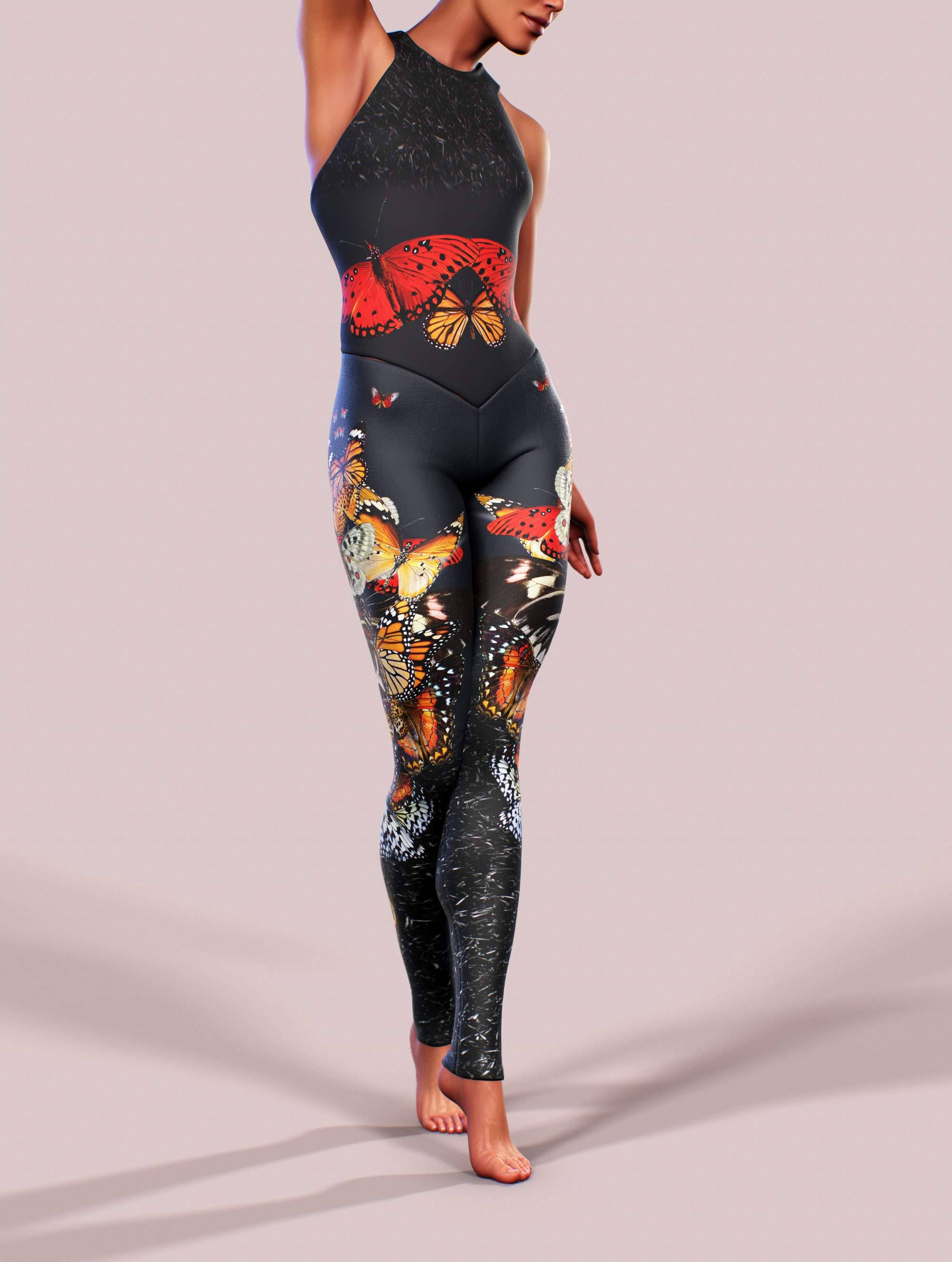 Butterfly Queen Bodysuit-unitard-bootysculpted