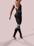 Cactus Forest Black Unitard-unitard-bootysculpted