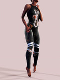 Cactus Forest Black Unitard-unitard-bootysculpted