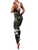 Cactus Forest Black Unitard-unitard-bootysculpted