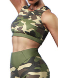 Camo Forest Sports Bra