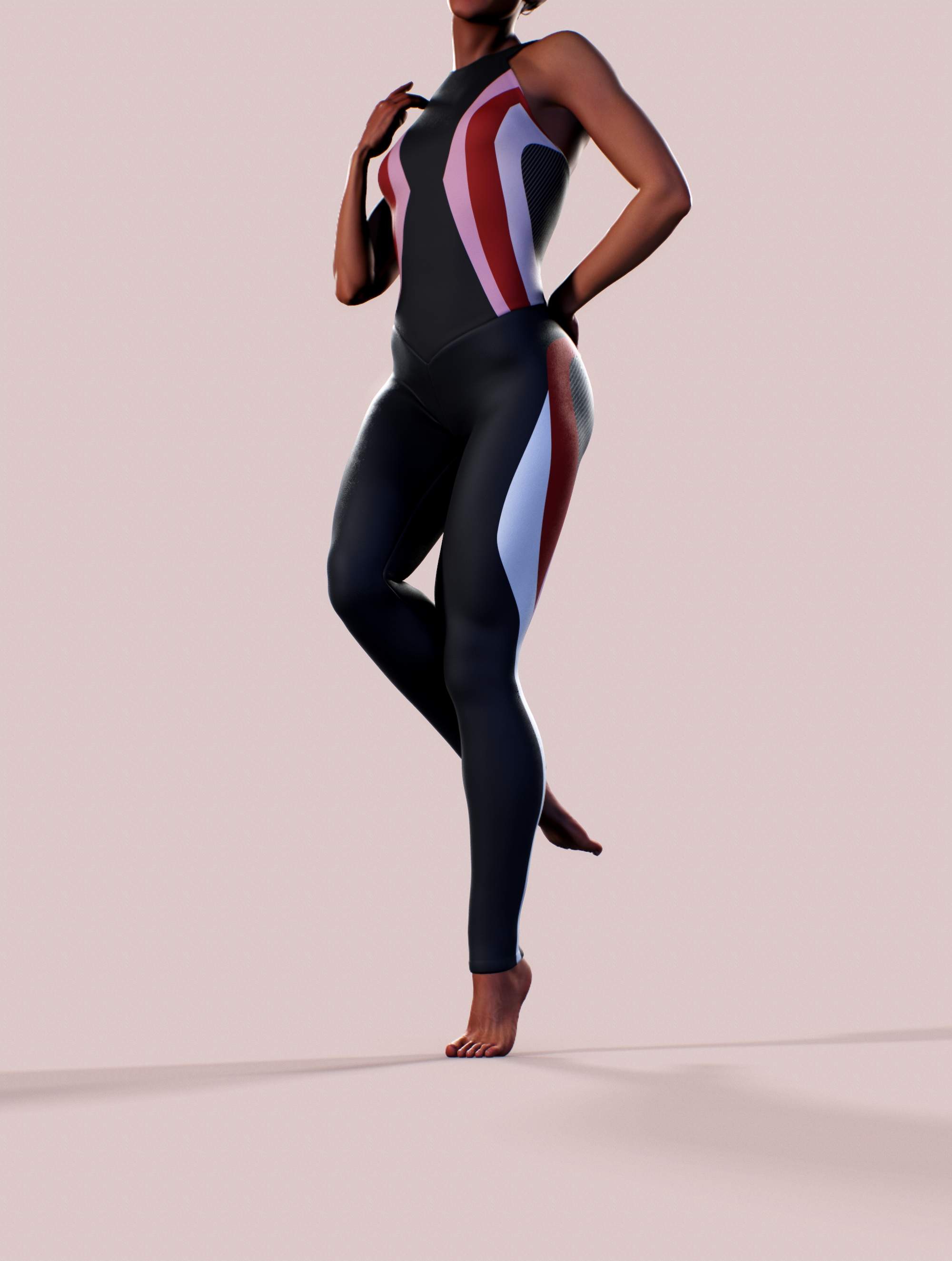 Carbon Lines Bodysuit-unitard-bootysculpted