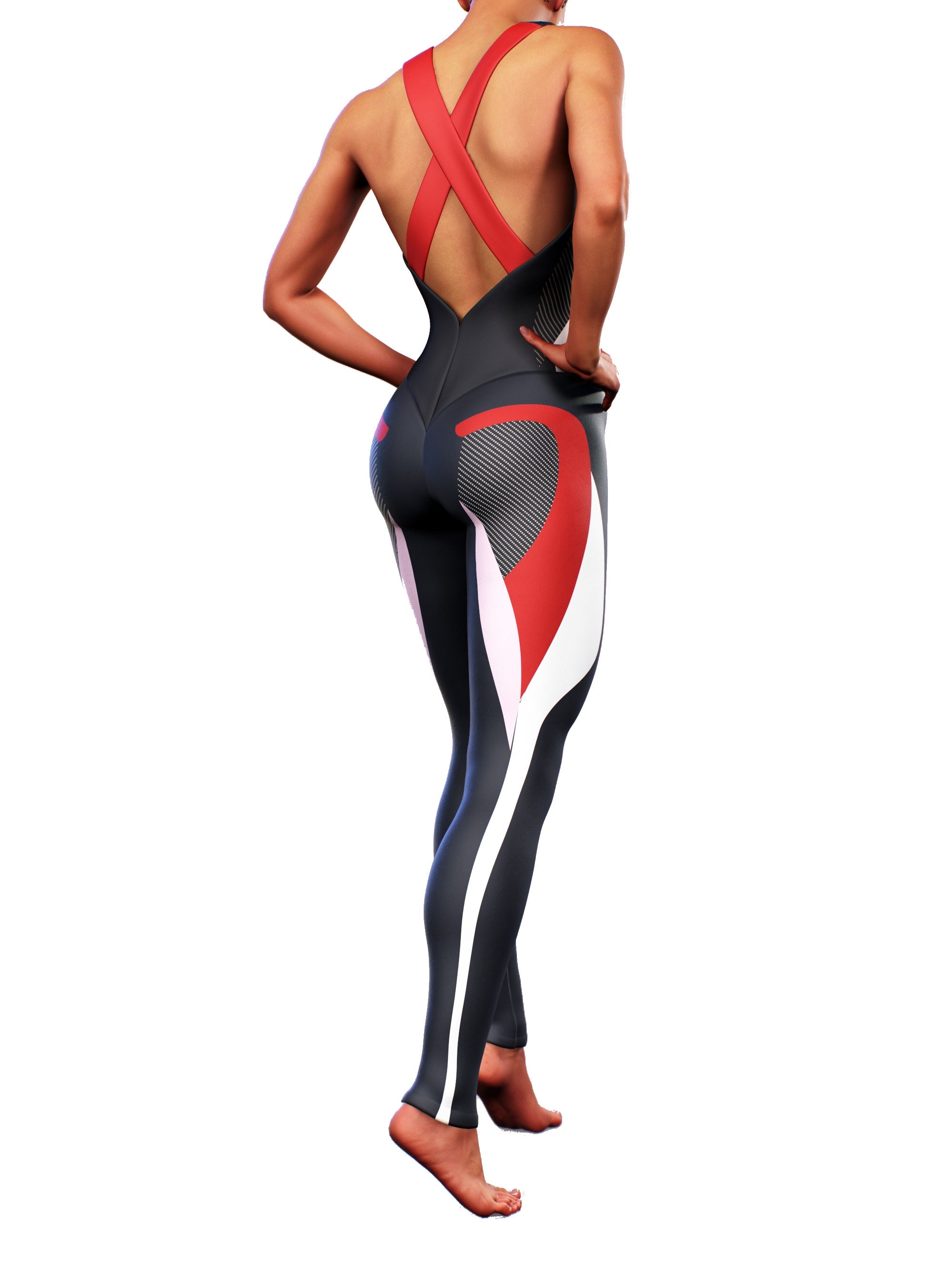 Carbon Lines Bodysuit-unitard-bootysculpted