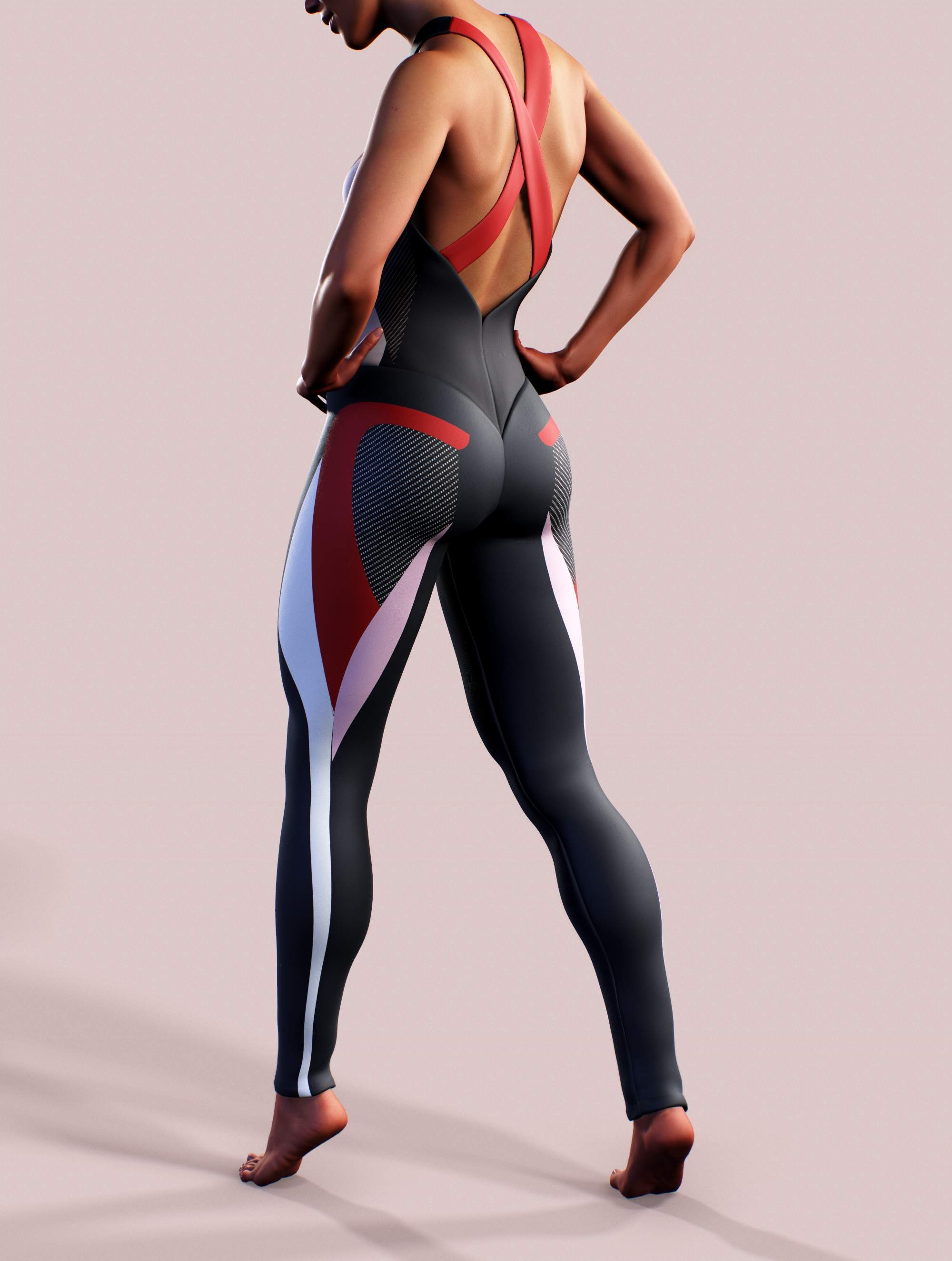 Carbon Lines Bodysuit-unitard-bootysculpted