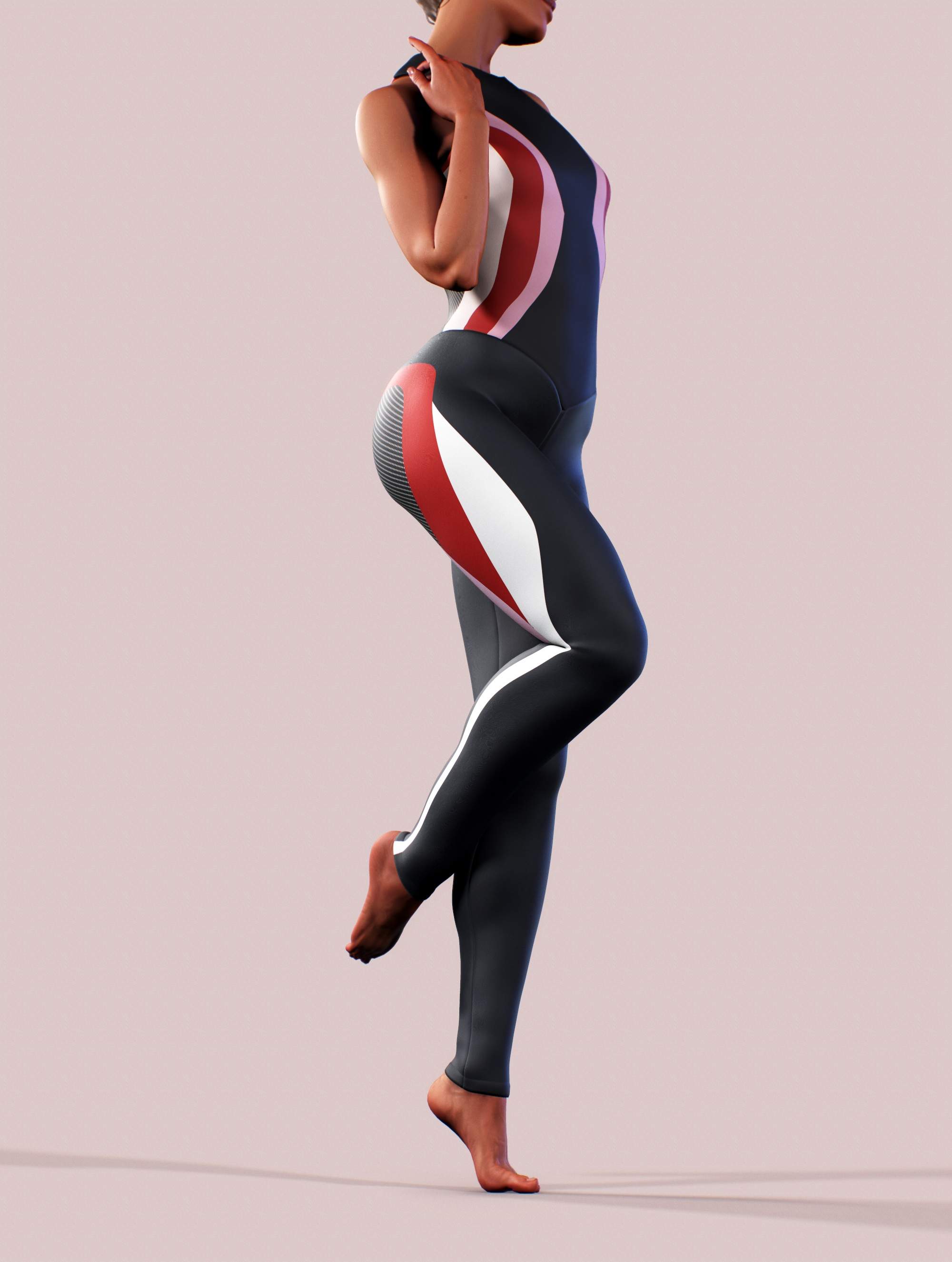 Carbon Lines Bodysuit-unitard-bootysculpted