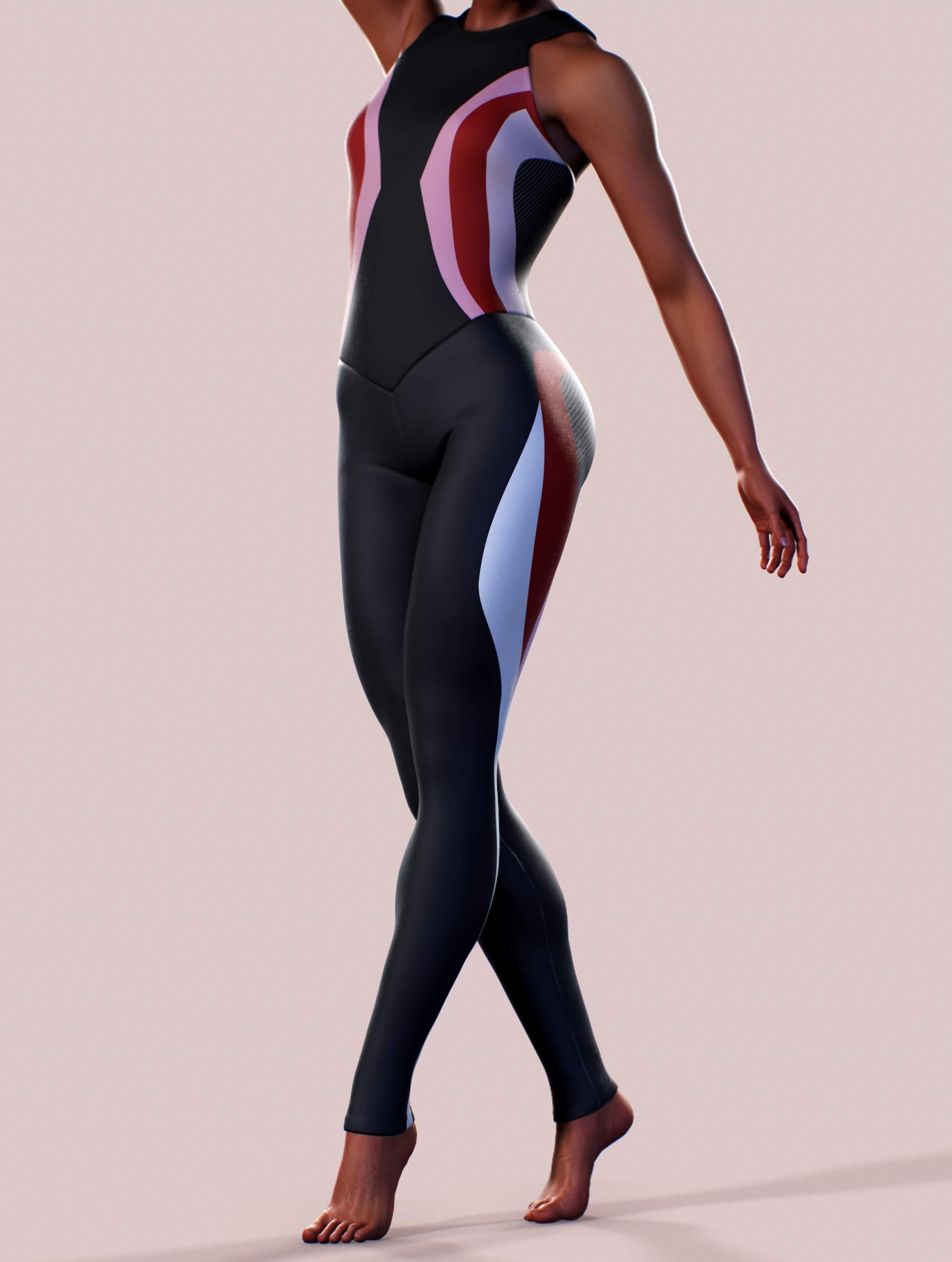 Carbon Lines Bodysuit-unitard-bootysculpted