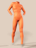 Carrot Orange Bodysuit-unitard-bootysculpted