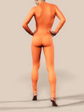 Carrot Orange Bodysuit-unitard-bootysculpted