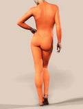Carrot Orange Bodysuit-unitard-bootysculpted